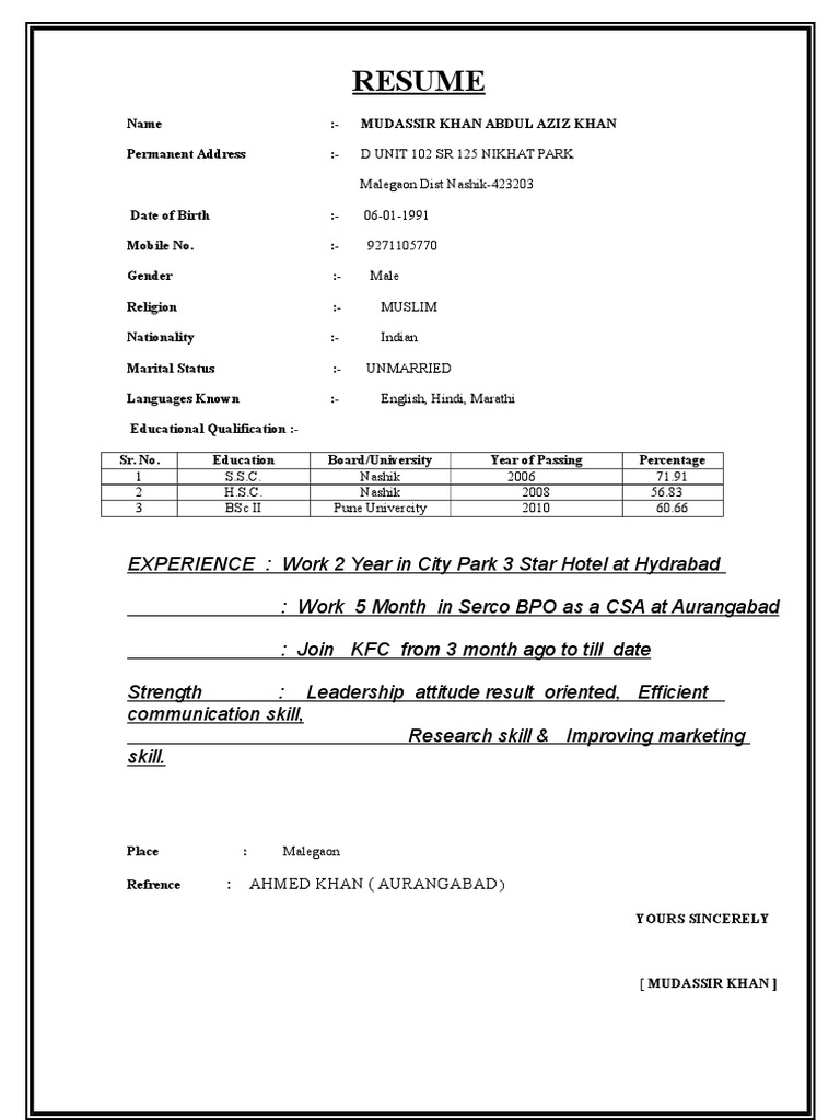 @MK CV | PDF | Career & Growth