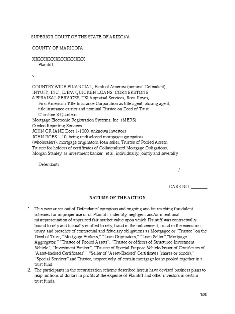 Quiet Title Action.pdf Loans Mortgage Loan