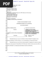 Download Motion to Dismiss With Points and Authorities Plus Declaration With Exhibits by Ron Coleman SN24675978 doc pdf