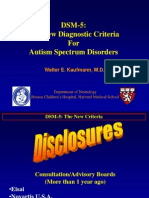 DSM-5 Changes to Autism Diagnosis