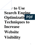 Techniques For Increase Website Visibilty