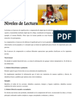 Niveles de Lectura