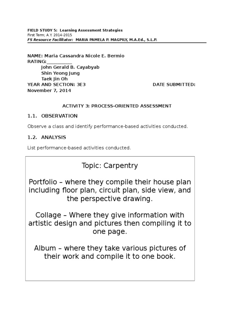 Field Study 5 Episodes 3 and 4