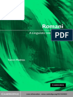 Romani a Linguistic Introduction