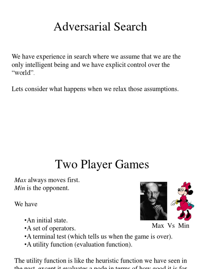 4 Adversarial Search | PDF | Applied Mathematics | Algorithms