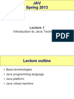 Lect2 Intro Javatechnology