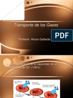 Transporte de Los Gases: Profesor: Arturo Gallardo M