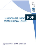 En 1090 La Marcatura Ce Dei Componenti Strutturali - Icim - Forni PDF