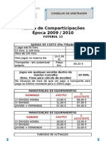 Tabela de Comparticipações