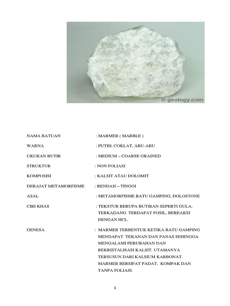 Batuan Metamorf (Buku Saku)