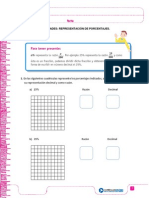 Actividades: Representación de Porcentajes