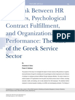 Link Between HR Practices, Psychological Contract Fulfillment, And Organizational Performance_MEDIATING.variABLE_2012