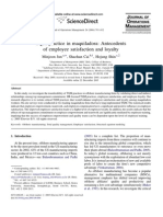 TQM Practice in Maquiladora - Antecedents of Employee Satisfaction and Loyalty - 2006