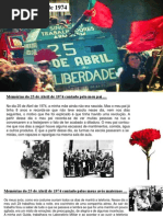 Trabalho Sobre 25 de Abril (História) Rafael Santos 6º I