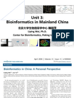 1 1 3 Bioinformatics in Mainland China