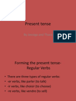 Present Tense: by Jeeviga and Thara