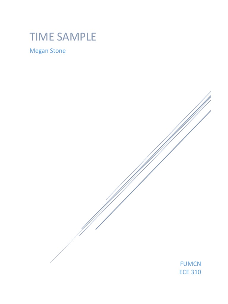 Time Sample | PDF