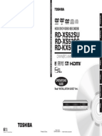 Toshiba DVD HDD RD-XS52SU manual user guide