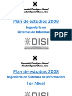 Plan de Estudios UTN Sistemas 2008