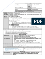 Grade 3 e Phonics Lesson Plan La