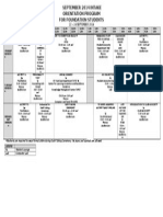 Orientation Schedule Sept Intake 2014 Foundation