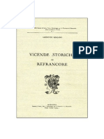 Ludovico Vergano - Vicende Storiche Di Refrancore