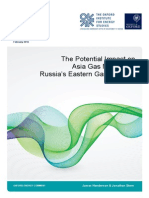 The Potential Impact On Asia Gas Markets of Russias Eastern Gas Strategy - Henderson, Stern Oxford