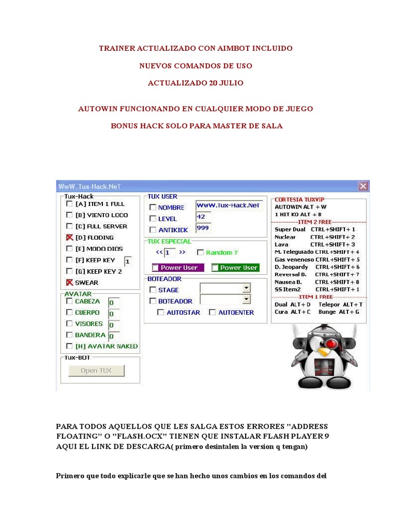 Trainer Gunbound con Aimbot Actualizado | PDF | Informática | Software