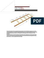 A - 8 Pieces of 2×2 Lumber - 86" Long B - 40 Pieces of 1×3 Lumber - 24" Long C - 30 Pieces of 2×4 Lumber - 96 Long