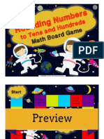 rounding to tens and hundreds board game preview