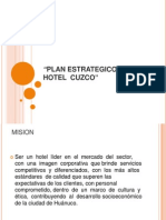 Plan Estrategico para El Hotel Cuzco