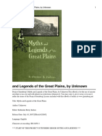 Myths and Legends of The Great Plains, by Unknown