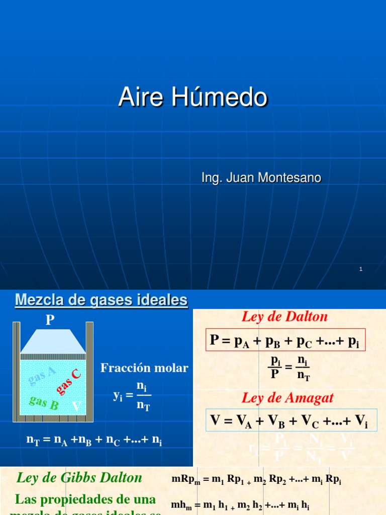 Aire Húmedo | PDF | Humedad | Mecánica estadística