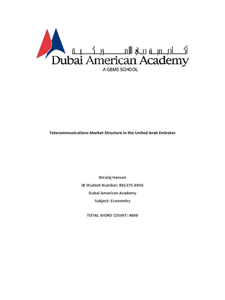 Market structure picture