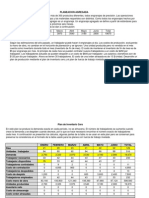 Planeacion Agregada - Inv - Cero y Fza - Nivelada