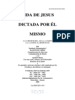 Vida de Jesus Dictada Por El Mismo