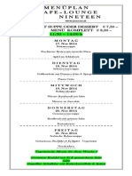 Menüplan Cafe-Lounge Nineteen: Menü Mit Suppe Oder Dessert 7,30 - Menü Komplett 8,30