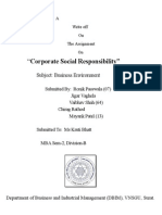 Corporate SociaL Respons Bility