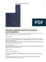 The Story of Atlantis and The Lost Lemuria, by W.scott-Elliot