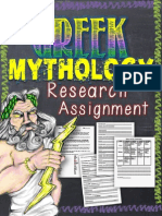 Greek Mythology Research Assignment Free