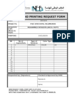 Copy and Printing Request Form