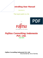 Fujitsu Consulting Indonesia Pvt. LTD.: TRC Controlling User Manual