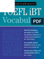 Vocabulary for TOEFL IBT