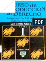 Curso de Introducción Al Derecho. Luis María Olaso