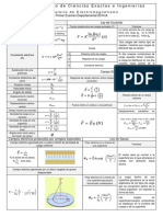 Formulario Electromagnetismo 1er Departamental