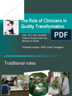 Dato Dr Jamil_Clinicians and Quality Transformation