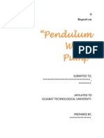 Pendulum Pump Report