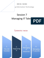 Managing IT 7 - Managing IT Talent