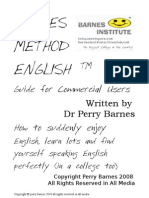 Barnes Method English @ Guide for Commercial Users