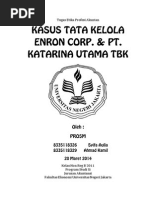 Download Analisis Prinsip Tata Kelola Stdi Kasus Enron Dan Katarina Utama by okta7373 SN246836928 doc pdf